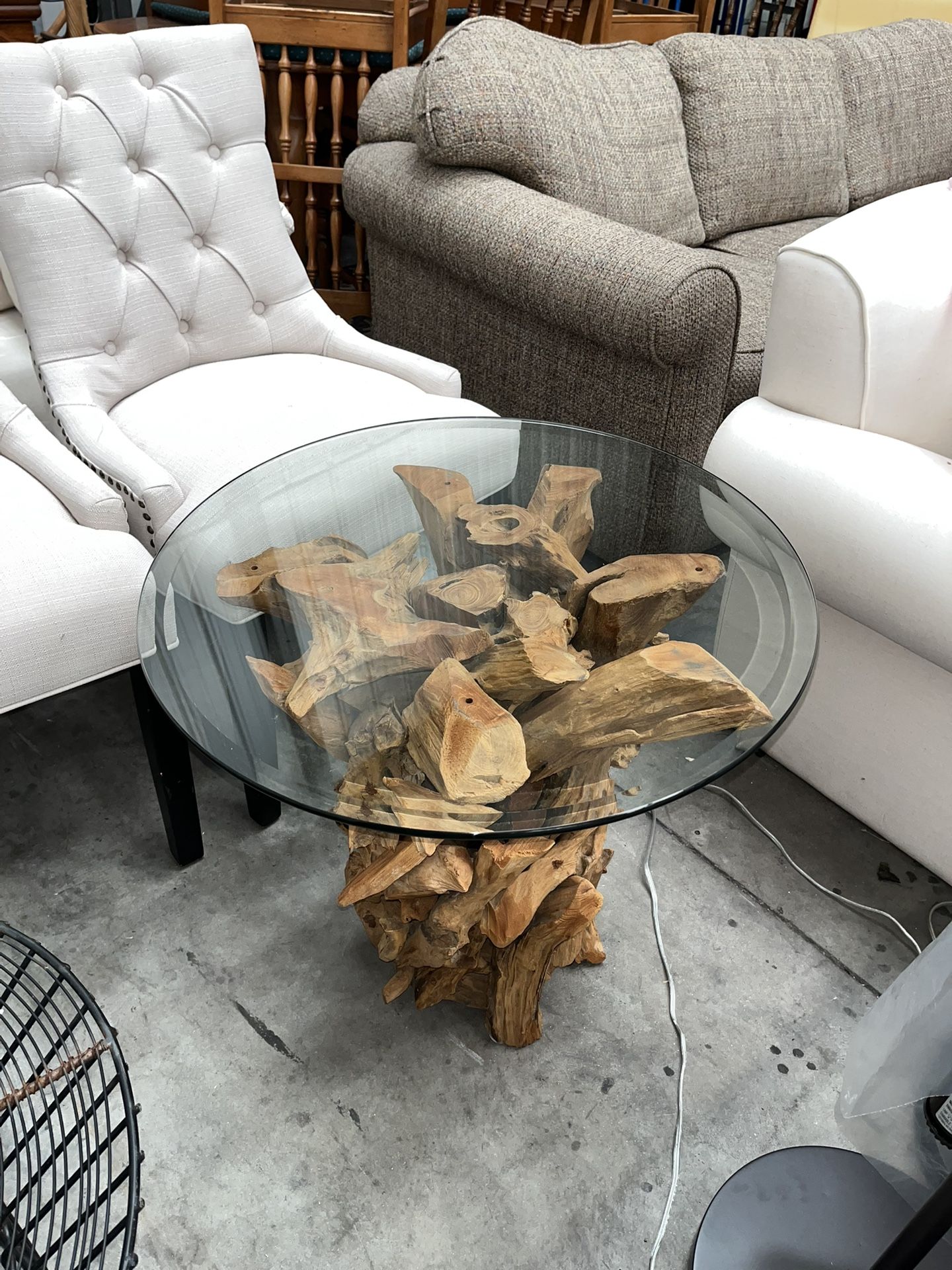 Driftwood Root Side Table