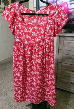 Women's Red Summer Dress Size 1X
