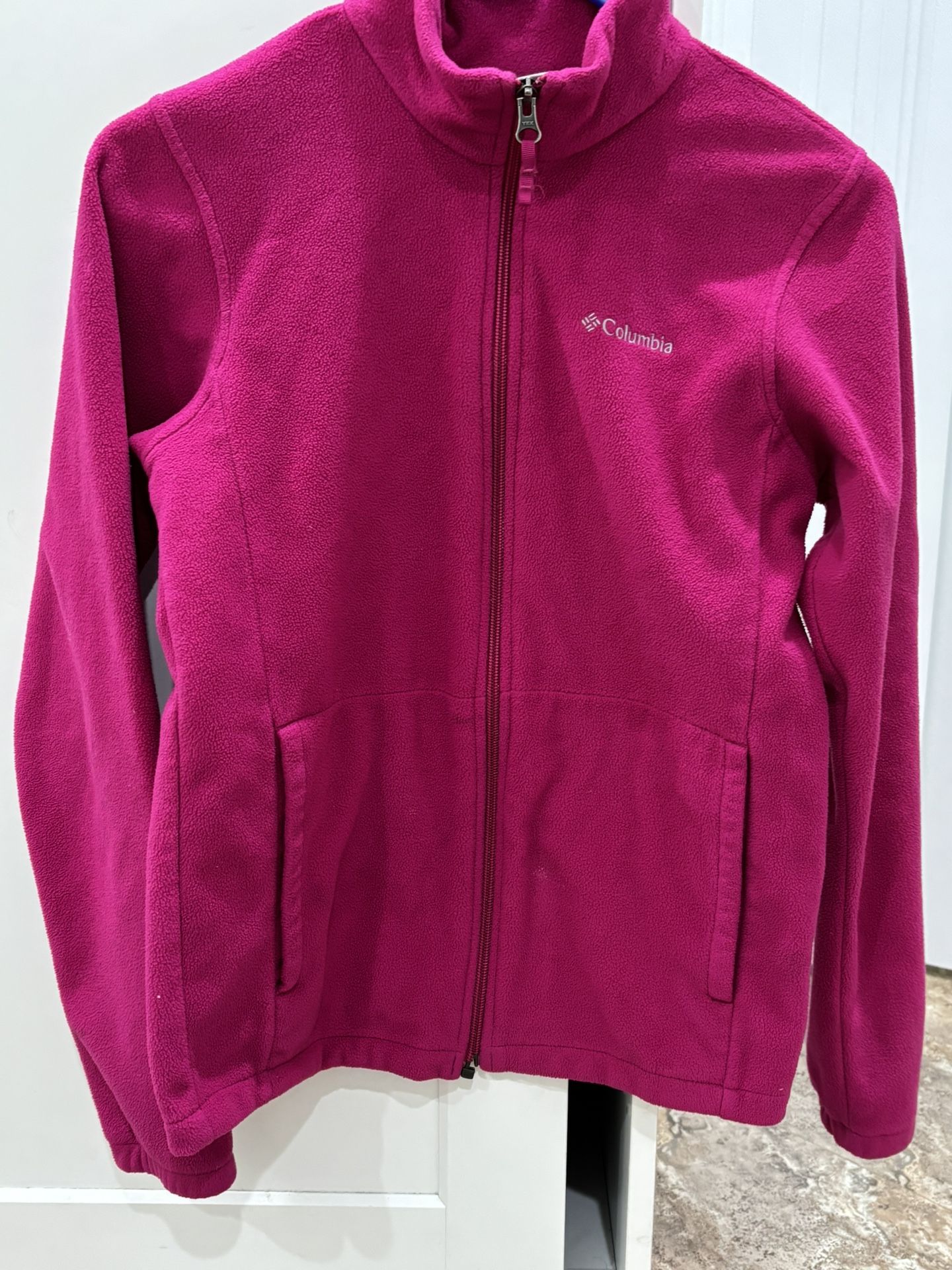 Columbia Women's Benton Springs Full Zip Fleece Jacket in magenta