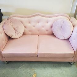 Loveseat Pink 