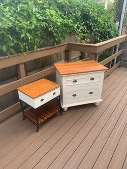Dresser & Matching Side Table