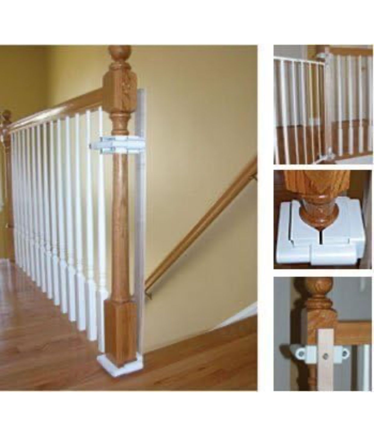 Safety Innovations No Hole Stairway Baby Gate Mounting Kit -