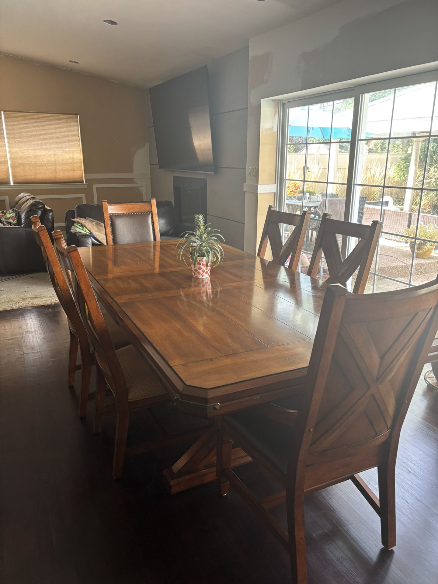 Dining Set With Buffet Console