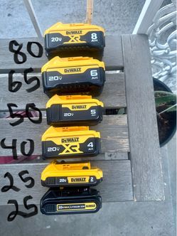 New 20v dewalt battery $25 n up
