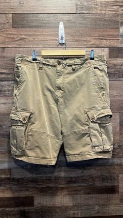 Men's Khaki Cargo FLEX Shorts