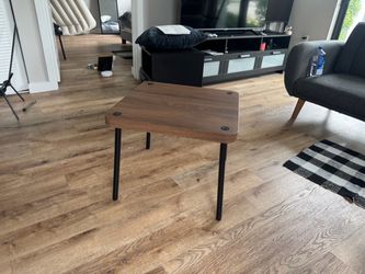 Brown Wood Modern Coffee Table