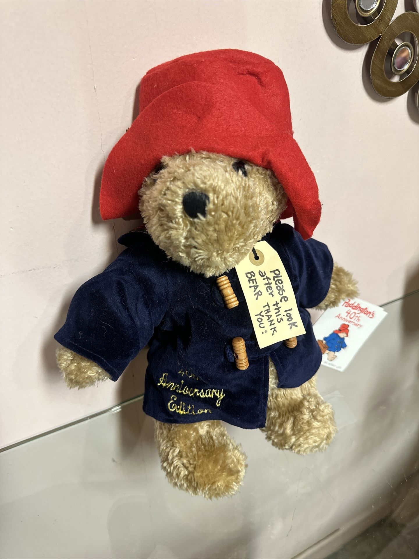 Paddington Bear 40th Anniversary Plush Vintage