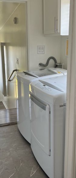 LG White Washer&Dryer
