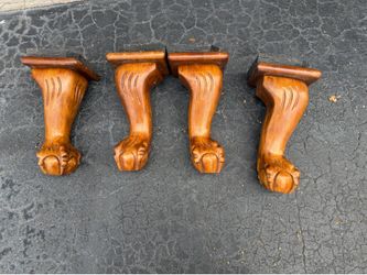 Solid Wood Vintage Claw Feet
