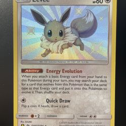 Pokemon Card Game Eevee 