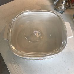 Corningware Serving Dish With Glass Lid