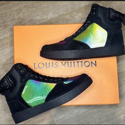 Louis Vuitton, Shoes, Authentic Louis Vuitton Luxembourg Rivoli  Iridescent Sneakers