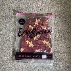 Eric Emanuel x BAPE Miami Basic Shorts (Brown/Yellow)