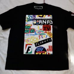 Born Fly Men’s T Shirt Size 4XL