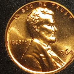 1964 Ddo Ddr Lincoln Red Penny 