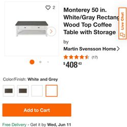 Brand new Coffee Table