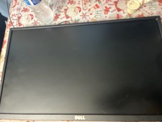Dell widescreen LCD monitor lying flat