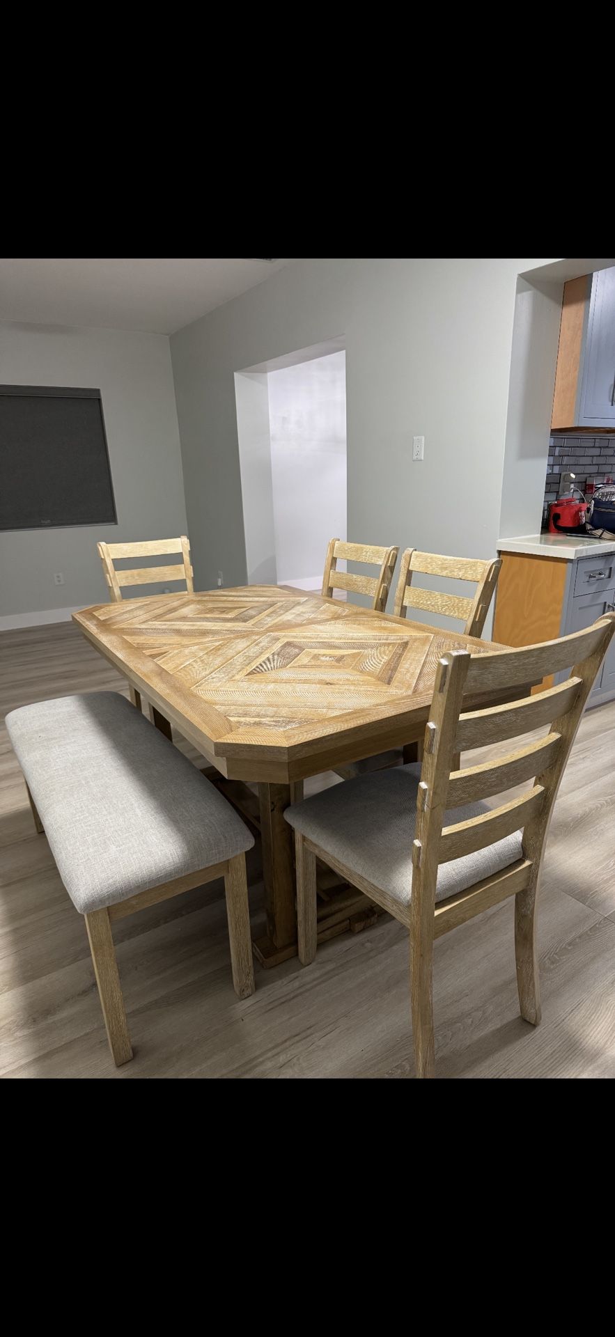 Dining Table With Bench And Chairs