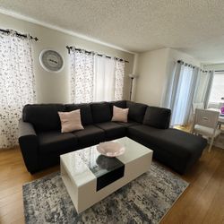 Grey Sectional couch  