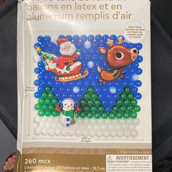 Christmas Decor Balloons Wall