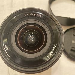 Sony APS-C 10-18mm F4 Lens