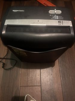 Amazon Basic 6sheet Cross Cut Paper Shredder