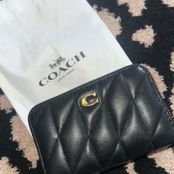 Coach Quilted Tabby Card Holder 
