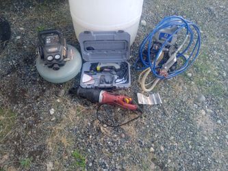 Painters spray magnum machine and tools