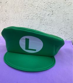 Luigi Costume Hat Green Cap