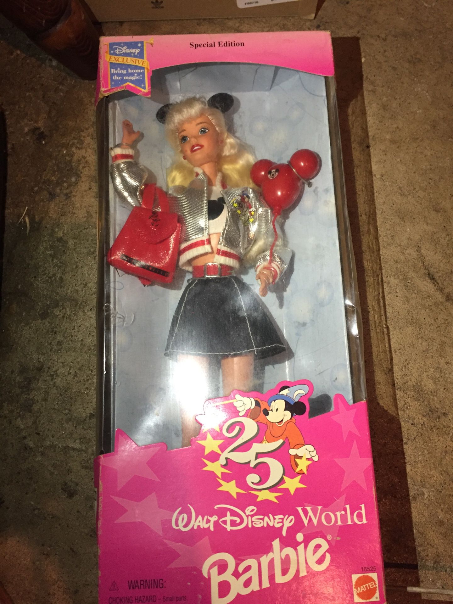 25th anniversary Walt Disney world Barbie never opend