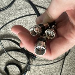 Black RG6U Coaxial Cable