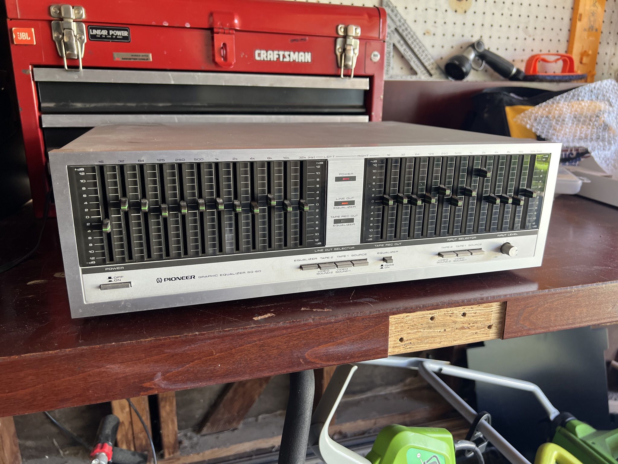 Pioneer SG-60 Equalizer - Tested And Working 
