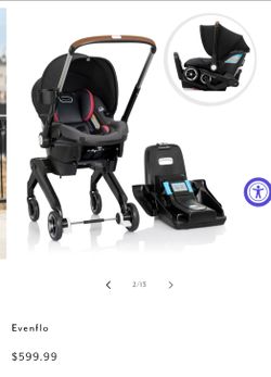 Shyft DualRide Infant Car Seat Stroller Combo
with Carryall Storage and cup holder