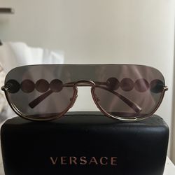 Versace Mirror Pilot Sunglasses VE2215