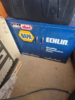 NAPA Echlin Automotive Parts Metal Cabinet