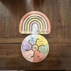 🎁 Adorable Rainbow & Feelings Board Set – Only $8! 
