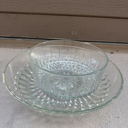 Serving Plate And Bowl 