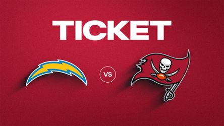 Chargers vs Buccaneers 3rd row! 🔥 12/6 1pm EST