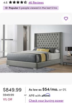 Queen bed frame