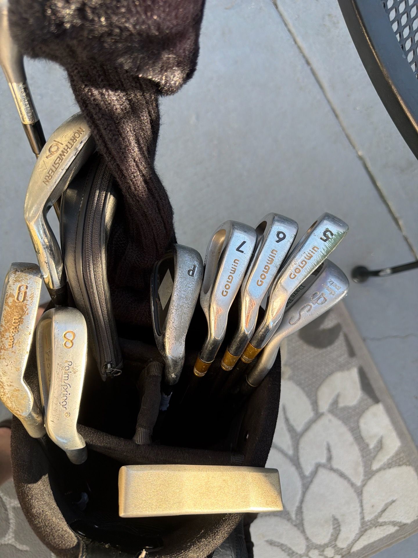 Golf Clubs with bag