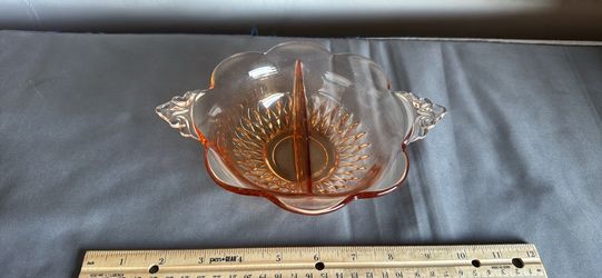 Vintage divided glass