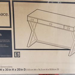 Real Space Keri Desk (White)