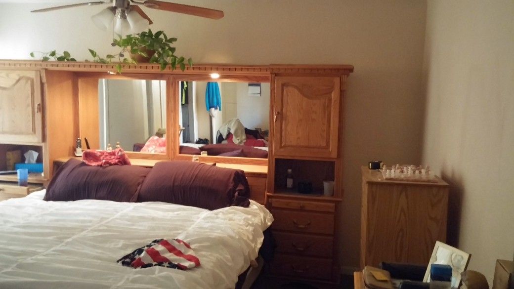 King Size Oak Headboard 