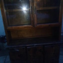 China Hutch Solid Oak