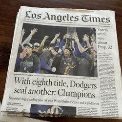 Dodgers Los Angeles Times