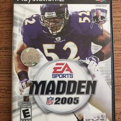 Ps2 PlayStation 2 Madden 2005