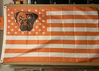 Cleveland Browns Stars&stripes banner