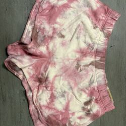 Pink Varsity Shorts
