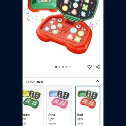 Handheld Dance Game,4 Mode,999 Level, Sensory Toys,Fast Puzzle Game,ADHD,Pop Fidget Toys for Kids Age 6-12,Birthday Gifts for Girls and Boys (Red)