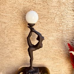 Vintage Woman Lamp 